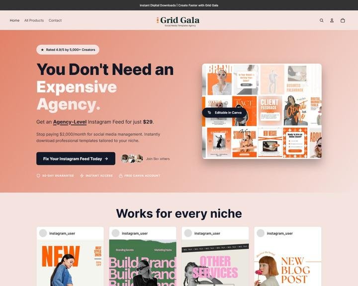 Laptop showing website